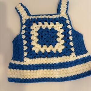 Kid's Handmade Crochet Sweater Vest Size 2T